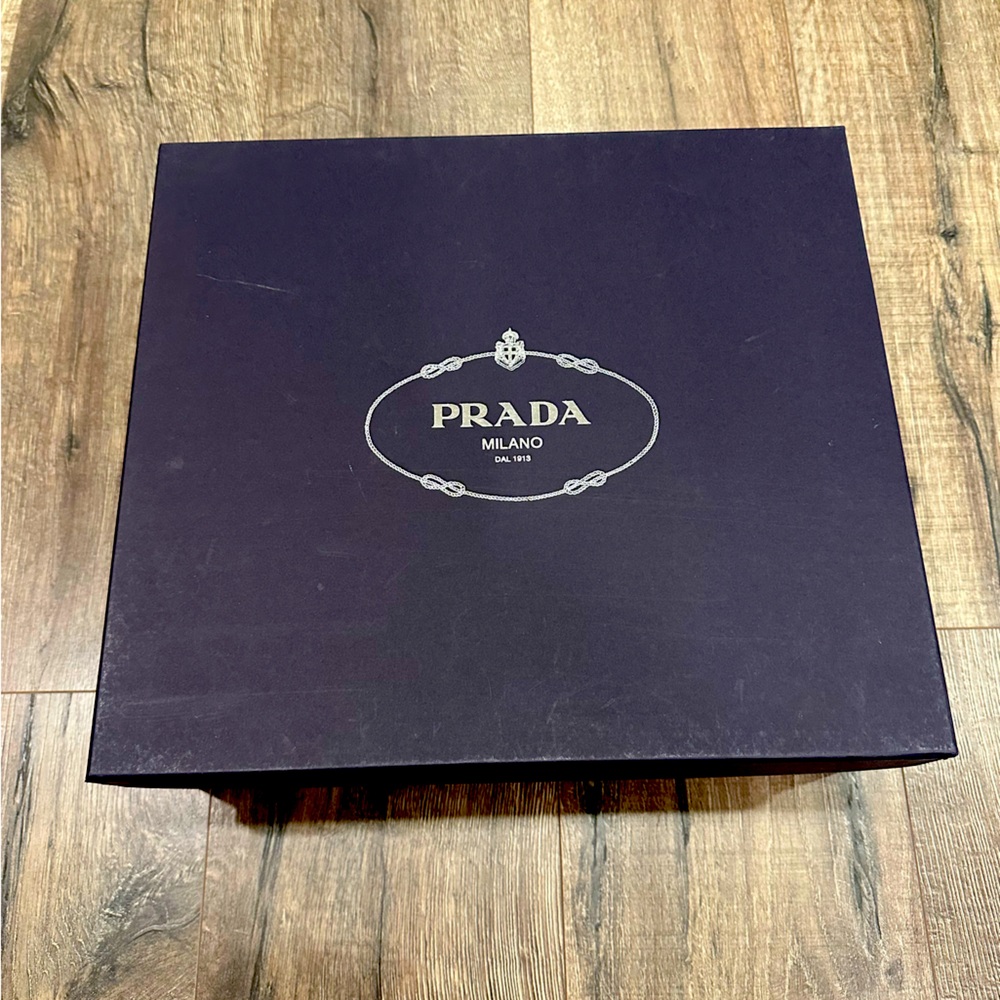 Prada authentic empty boot box